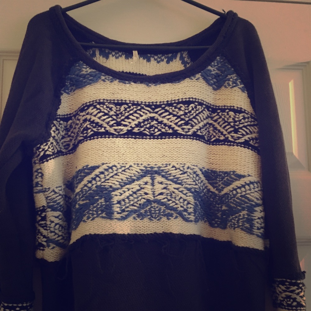 Free People knit sweater